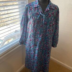 Nancy Frock Vintage made to wear anywhere Floral Print dress, size 18